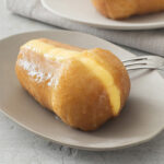 Rum baba, English vanilla custard