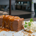 Peanut brittle and caramel